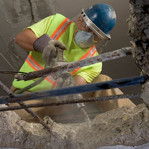 Professional concrete repair and maintenance work